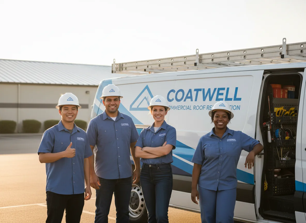 Commercial roof coating company in West Bend, WI